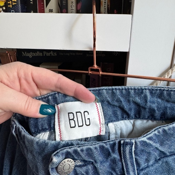 Urban Outfitters BDG large wash pleated oversized balloon denim jeans barrel - Picture 3 of 6